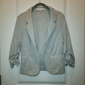Candies large light gray blazer